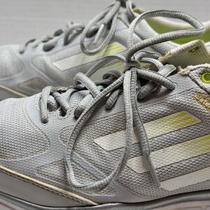 Adidas Adizero | ARTQ46777 | Golf Shoes | Women's Sz. 9.5 | Grey/White/Electrici